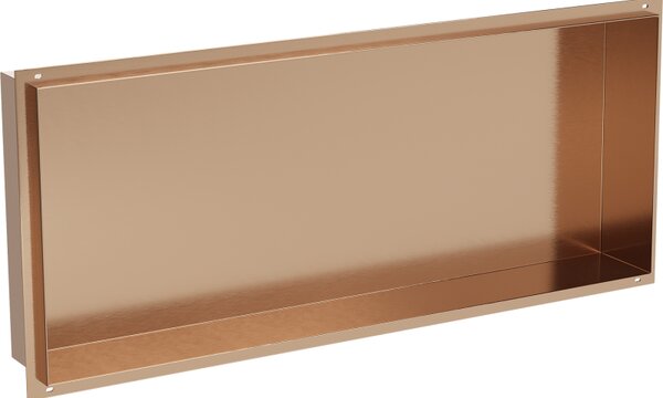 Mexen X-Wall-NR нишева полица без фланец 75 x 30 см, четкана мед - 19C1753010