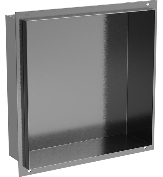 Mexen X-Wall-NR вградена полица без фланец 30 x 30 cm, gun grey четкан - 19E1303010