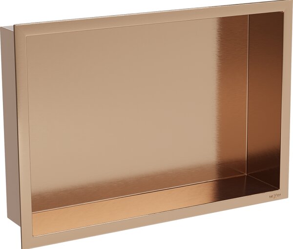 Mexen X-Wall-R ниша рафт с фланец 45 x 30 см, четкана мед - 19C0453010