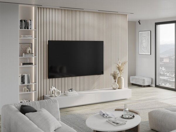 Mexen Lam-B стенни ламели 275 x 31,5 см, HDF плоча 4 мм, Полярен дъб - S100-275317-2812-067