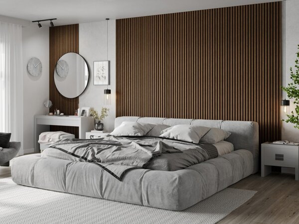 Mexen Lam-F стенни ламели акустични 275 x 31,5 см, филц 6 мм, Дъб Мока - S105-275317-2812-074