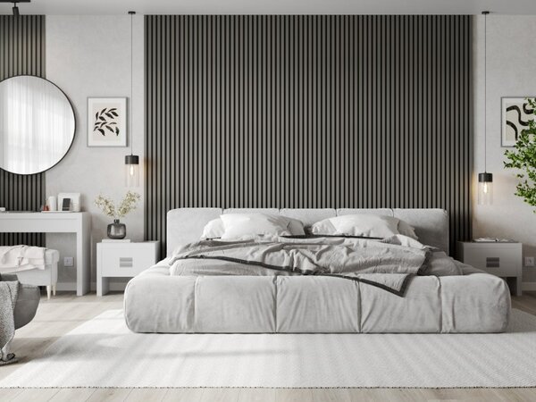 Mexen Lam-F акустични стенни ламели 275 x 31,5 см, филц 6 мм, сив мат - S105-275317-2812-052