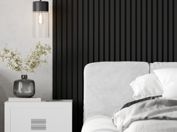 Mexen Lam-F стенни акустични ламели 275 x 31,5 см, филц 6 мм, Черен Мат - S105-275317-2812-053