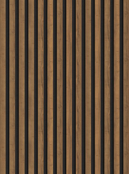 Mexen Lam-F стенни ламели акустични 275 x 31,5 см, филц 6 мм, Дъб Мока - S105-275317-2812-074