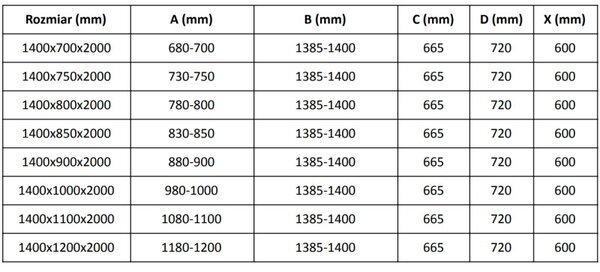 Mexen Velar плъзгаща се душ кабина 140 x 90 см, прозрачна, черна - 871-140-090-01-70