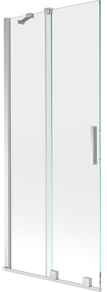 Mexen Velar двукрила плъзгаща се вана 85 x 150 см, прозрачна, хром - 896-085-000-01-01
