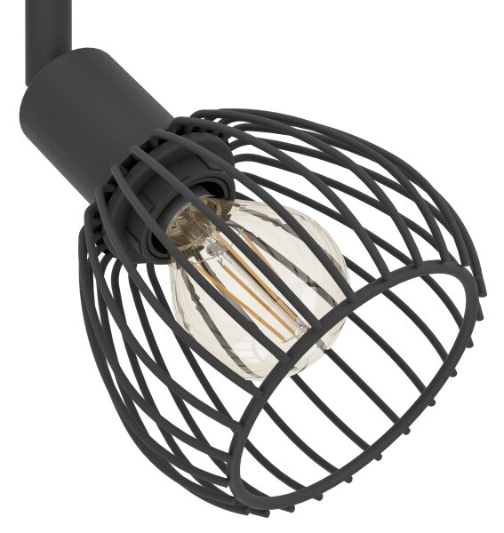 Eglo 901042 - Спот SONNINO 4xE14/40W/230V черен