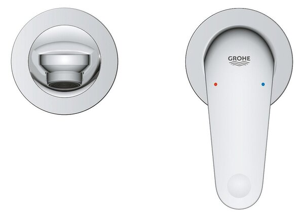 Grohe Euroeco Смесител за умивалник с 2 отвора, за вграждане, външна част