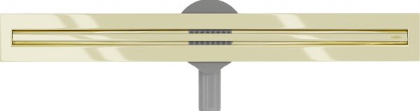 Mexen Flat 360° Slim въртящ се линеен сифон 60 см, златен - 1541060