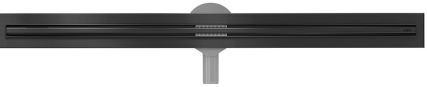 Mexen Flat 360° Slim въртящ се линеен сифон 80 см, черен - 1741080