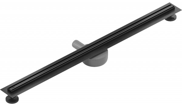 Mexen Flat 360° Slim въртящ се линеен сифон 80 см, черен - 1741080