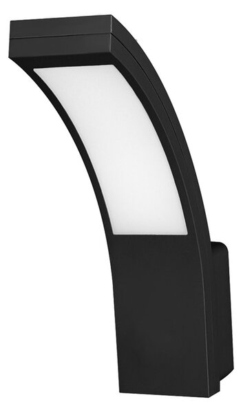 LED градинско осветително тяло Adviti Piryt, 10W, 800 lm, 4000K, IP54 защита, за стена, сиво