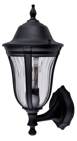 LED градинско осветително тяло Elmark EM96201WU/BK, IP44, Стенен монтаж