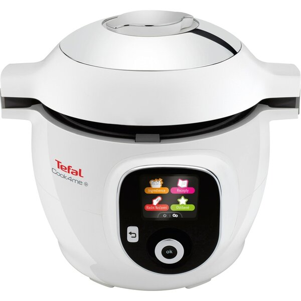 Мултифункционален уред за готвене Tefal CY851130 COOK4ME Standard, 6 л. капацитет, 6 програми, 1600W, бял