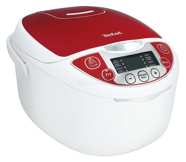 Мултифункционален уред за готвене Tefal RK705138, 5l вместимост, 12 програми за готвене, Fuzzy Logic, LED дисплей, 750W