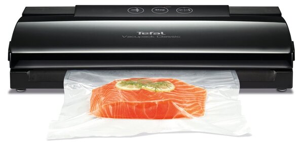 Уред за вакуумиране Tefal Vacupack VT254070, вакуумиране и запечатване, черен