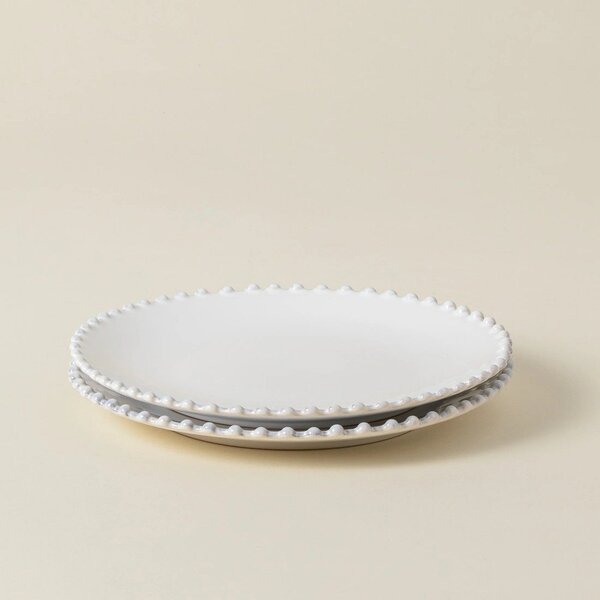 Бяла десертна чиния от керамика , ⌀ 22 cm Pearl - Costa Nova