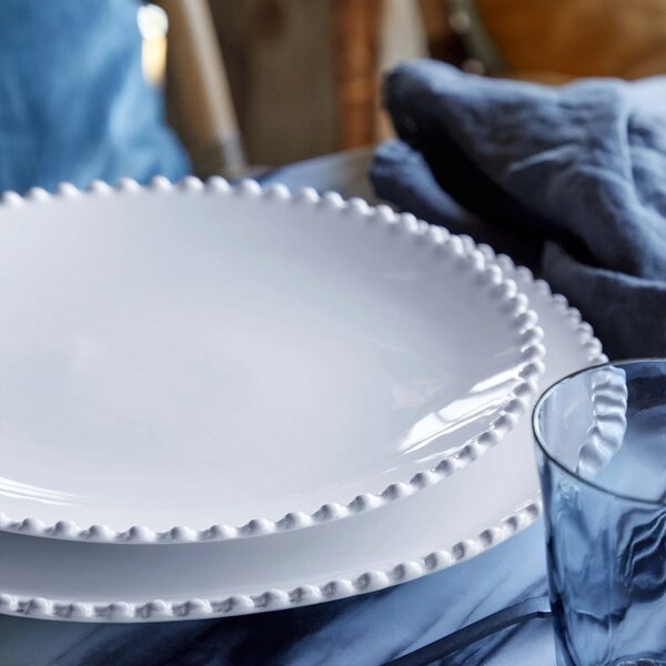 Бяла керамична чиния , ⌀ 28 cm Pearl - Costa Nova