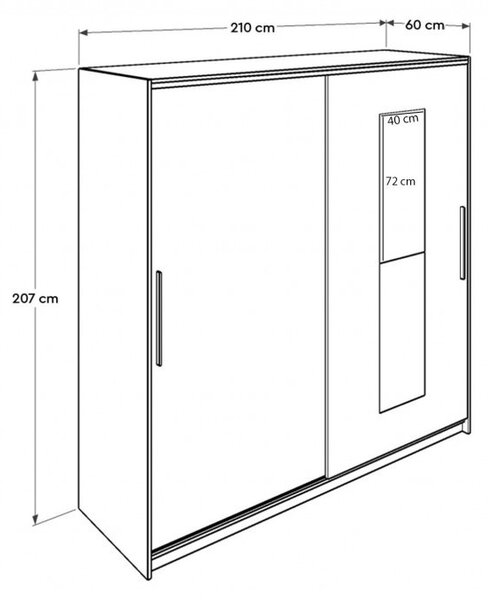 Шкаф SWD-720-BB-3
