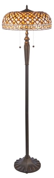 Endon 111921 - Торшер Tiffany MILLE FEUX 2xE27/10W/230V pr. 45 cm