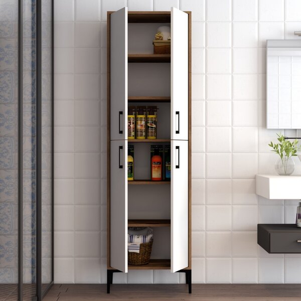 Многофункционален шкаф Берлин Орех 60x200x35 см