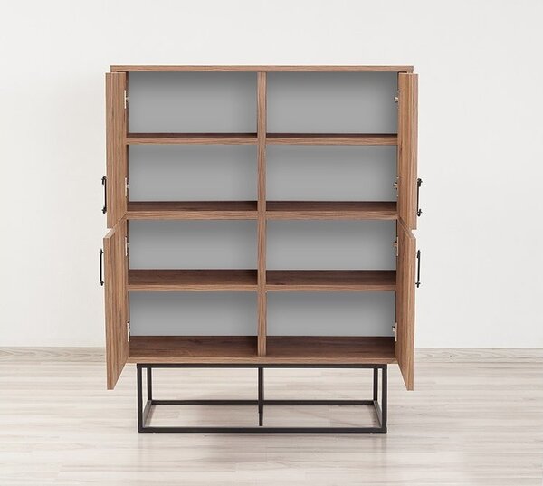 Многофункционален шкаф Quantum Natural 93x115x36 см