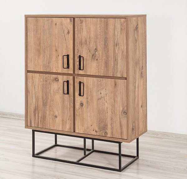 Многофункционален шкаф Quantum Natural 93x115x36 см