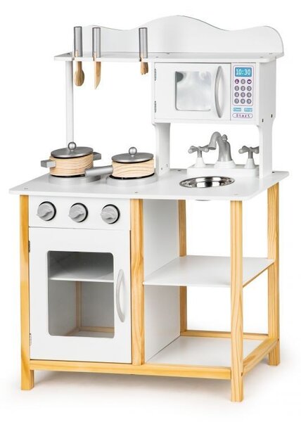 Дървена кухня за деца + аксесоари Ecotoys