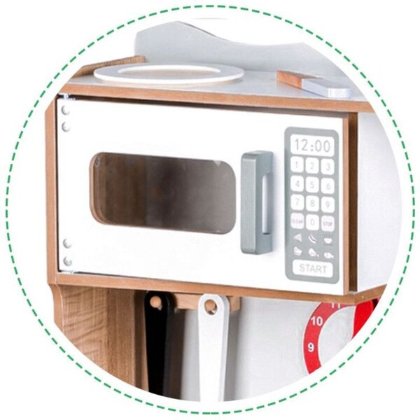 Дървена кухня XXL + кухненски инструменти Ecotoys