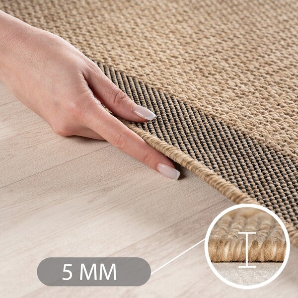 Кафява пътека за открито и закрито 80x250 cm Timber 1402 – Ayyildiz Carpets