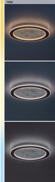 Rabalux 71281-LED Таванно LED осветително тяло ZOFRAEL 24W/230V 3000-6500K Ø40 см с регулируема яркост + ДУ