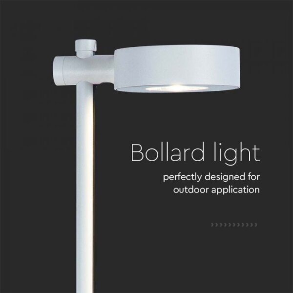 LED Външна лампа LED/7W/230V 3000K IP65 бяла 102 см