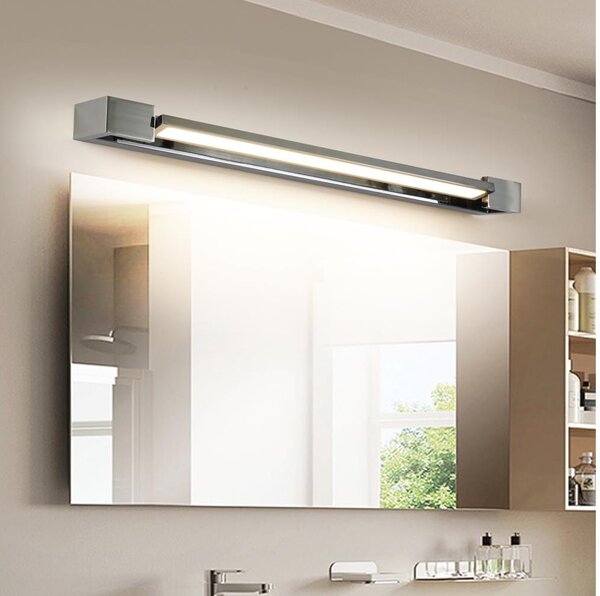 Brilagi-LED Огледало за баня с осветление AQUA LINE LED/18W/230V 60 cm IP44 лъскав хром