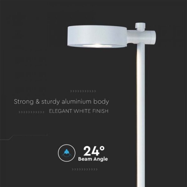 LED Външна лампа LED/7W/230V 3000K IP65 бяла 102 см