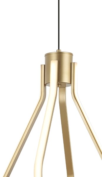LED полилей на кабел ZING LED/19W/230V златен