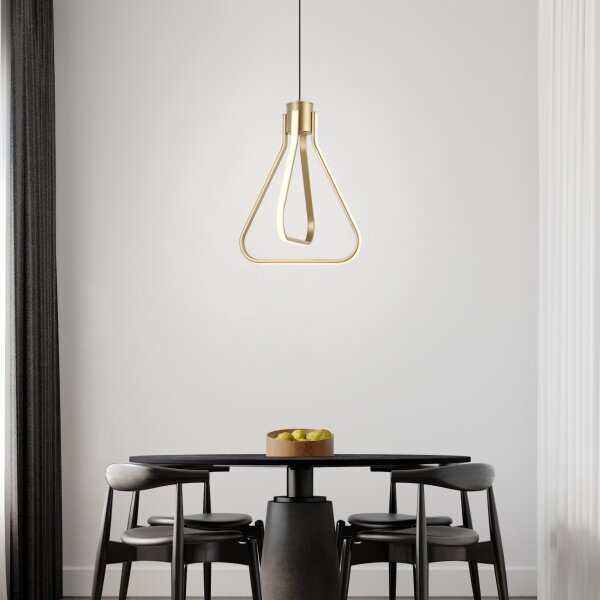 LED полилей на кабел ZING LED/19W/230V златен