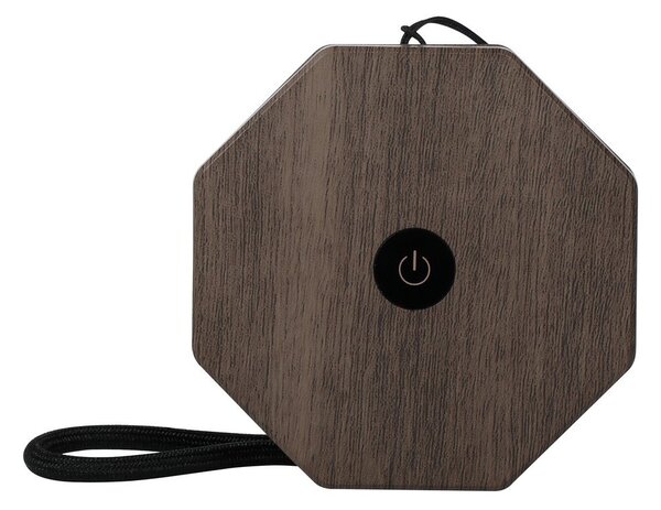 Бяла/сива преносима светлинна декорация с USB ø 8 cm Twist – Gingko
