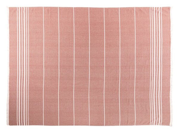 Теракотено памучно одеяло 150x200 cm Solene – Tiseco Home Studio