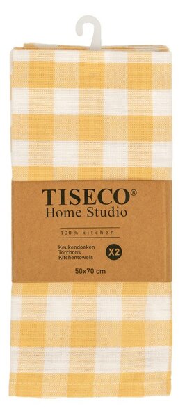Памучни кърпи за съдове в комплект 2 бр. 50x70 cm Gingham – Tiseco Home Studio