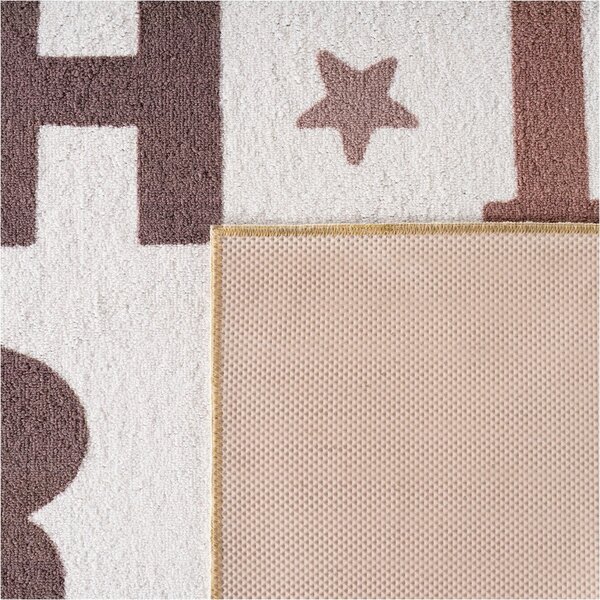 Кремав детски килим подходящ за пране 120x170 cm Coco 1133 – Ayyildiz Carpets
