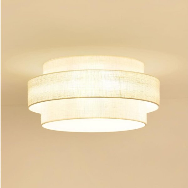 Brilagi - LED таванно осветление SPACE YUTE 12W/230V, Ø 50 см, кремаво