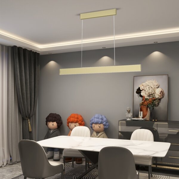 Immax Neo 07128L-LED Димируем полилей LISTON златист LED/18W/230V ZigBee + д.у. Tuya