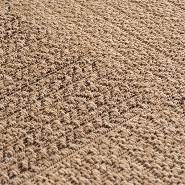 Кафяв кръгъл килим за открито и закрито ø 80 cm Timber 1405 – Ayyildiz Carpets