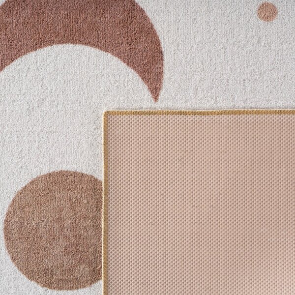 Кремав детски килим подходящ за пране 120x170 cm Coco 1136 – Ayyildiz Carpets