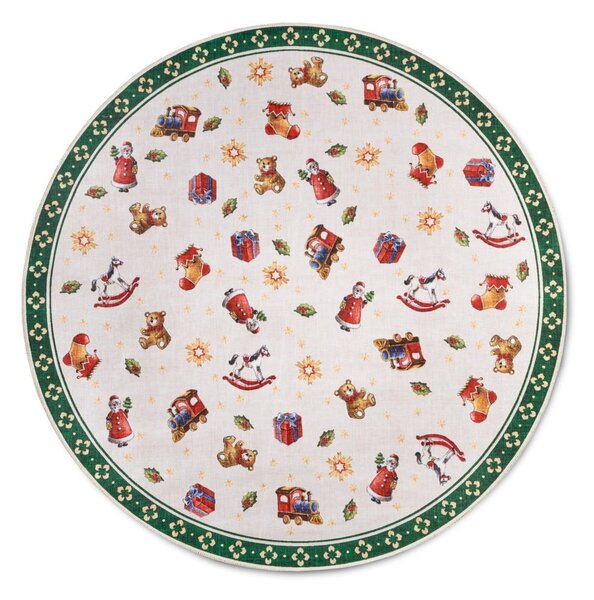 Зелен кръгъл килим с коледен мотив ø 150 cm Green Christmas – Villeroy&Boch