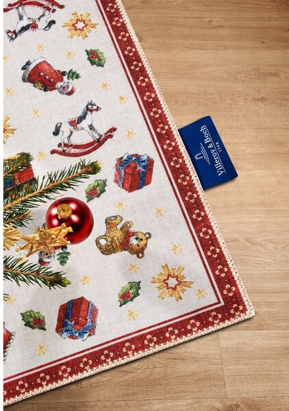 Червен килим с коледен мотив 50x80 cm Red Christmas – Villeroy&Boch