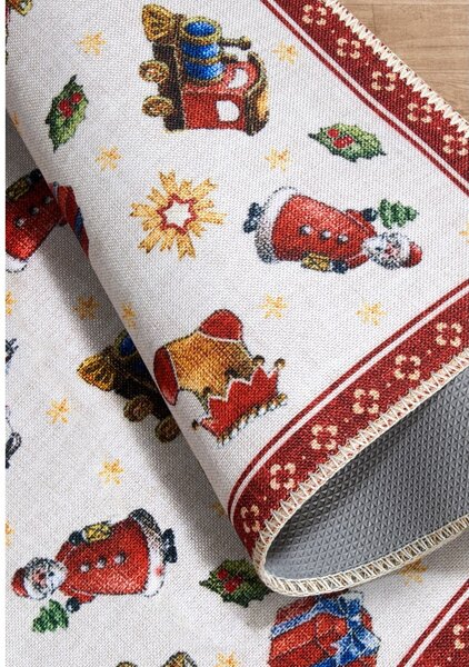 Червен килим с коледен мотив 50x80 cm Red Christmas – Villeroy&Boch