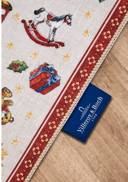 Червен килим с коледен мотив 50x80 cm Red Christmas – Villeroy&Boch