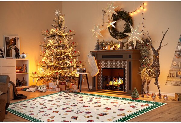 Зелен килим с коледен мотив 160x230 cm Green Christmas – Villeroy&Boch