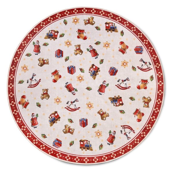 Червен кръгъл килим с коледен мотив ø 150 cm Red Christmas – Villeroy&Boch